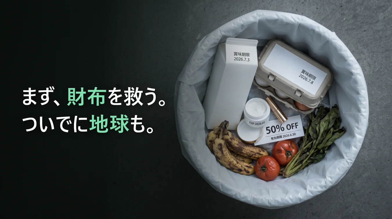 まだ食べられるのに捨てられる食品