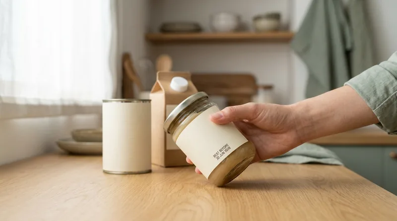 The expiry date hides in tiny print on the label