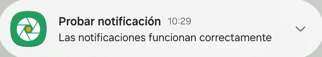 Aviso de caducidad en el teléfono