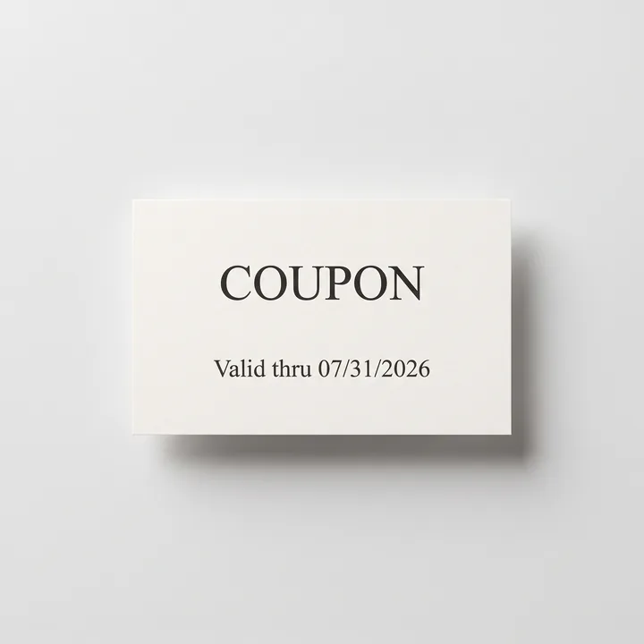 Coupon valid-thru date