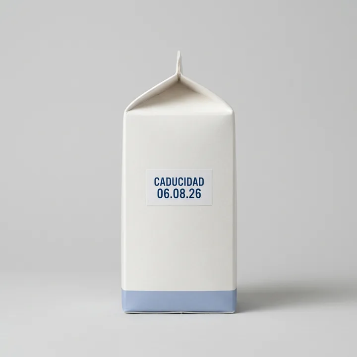 Fecha de caducidad de la leche
